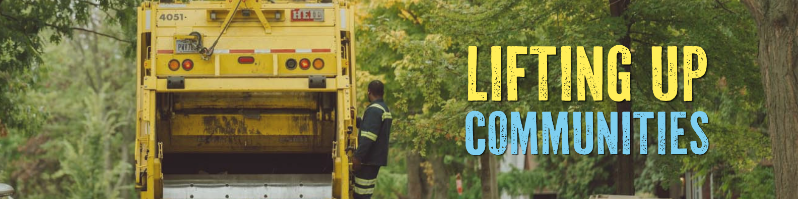 Lifting Up Communities campaign banner — Metro Detroit brand campaign design
